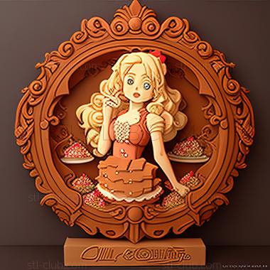 3D мадэль Charlotte Pudding one Pieиз АНИМЕ (STL)